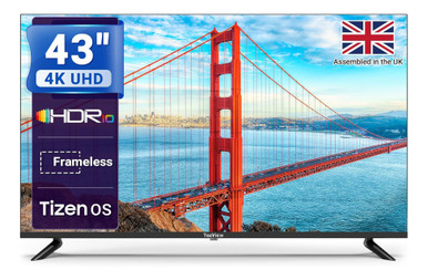 TeeView TV43QUT-UK | 43 inch 4K Ultra HD HDR Smart LED TV | Richer Sounds