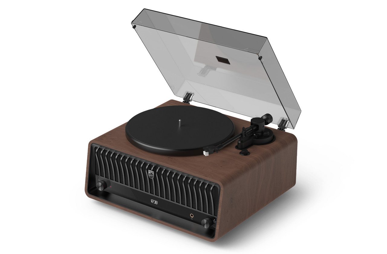 Philips Turntable The Tina TAV9000D Black Wood Bluetooth Radio