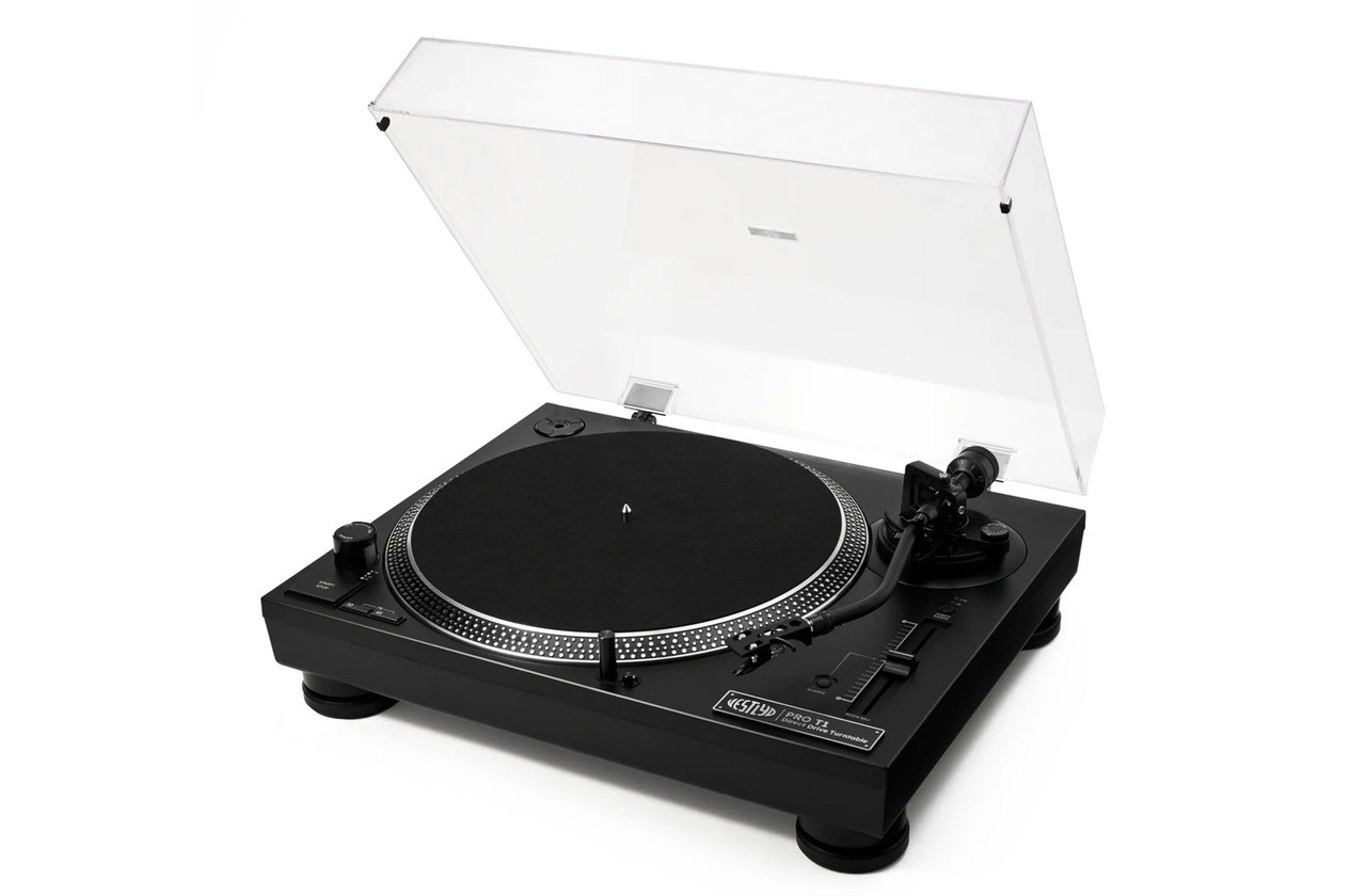 Vestlyd PRO T1 Black Direct Drive DJ Turntable with Ortofon Cartridge img