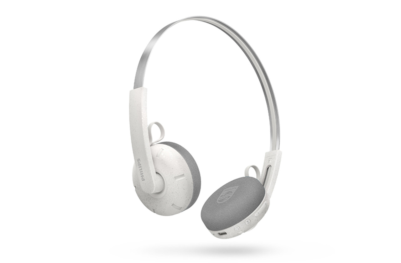 Philips Wireless On-Ear Headphones The Ringo TAH2000WT White Bluetooth img