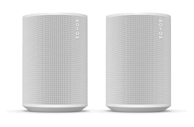 2 x Sonos Era 100 SL (White) | Wireless Music System | Richer Sounds
