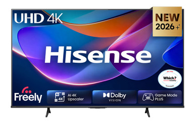 Hisense 65A6STUK | 65 inch 4K Ultra HD AI Smart TV with Freely