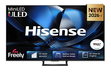 Hisense 75U7STUK | 75 inch MiniLED 144Hz 4K Ultra HD AI Smart TV