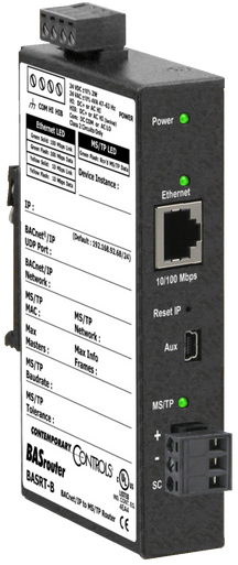 BASrouter BACnet Multi-Network Router - Contemporary Controls (EMEA)