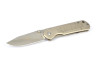 Enlan F710 Stainless Steel Frame Lock Music Design Handle Knife w Clip Lanyard Hole