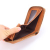 Men Leather Wallet Retro Style Zipper Multi-function Wallets Purse