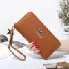 Women's Purse Card Cash Mobile Phone Leather Handbag Large Capacity Ladies Clutch Coin Wallet