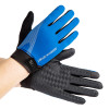 black blue weight lifting gloves