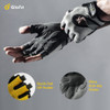 anti-slip double layer palm half finger gloves easy wear