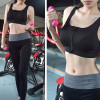 Women Zipper Sports Bras Padded Push Up Tops Lady Girls Fitness Run Gym Yoga Vest