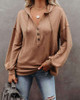 Solid Color Loose Tishirt Women Hooded Sweater