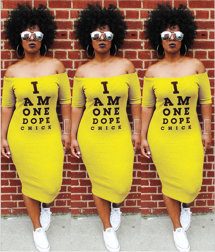 Off Shoulder T Shirt Dress Women Slash Neck Bandage Dresses