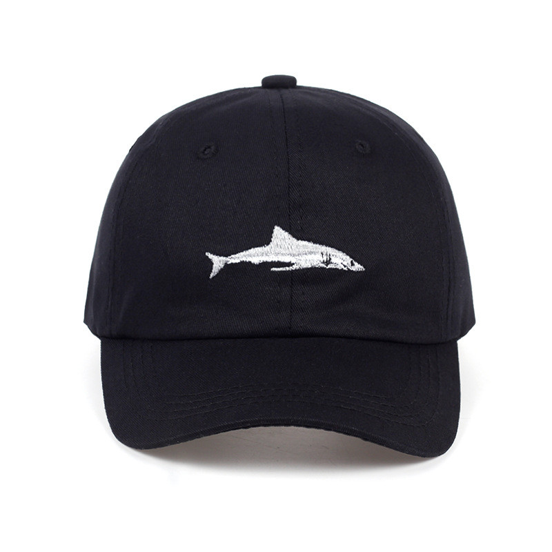 Women Hats Shark Embroidery Dad Hat
