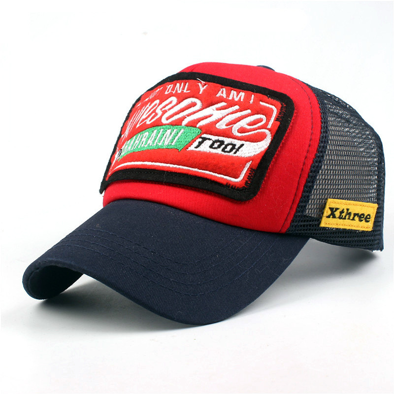 Summer Baseball Cap Embroidery Mesh Cap 