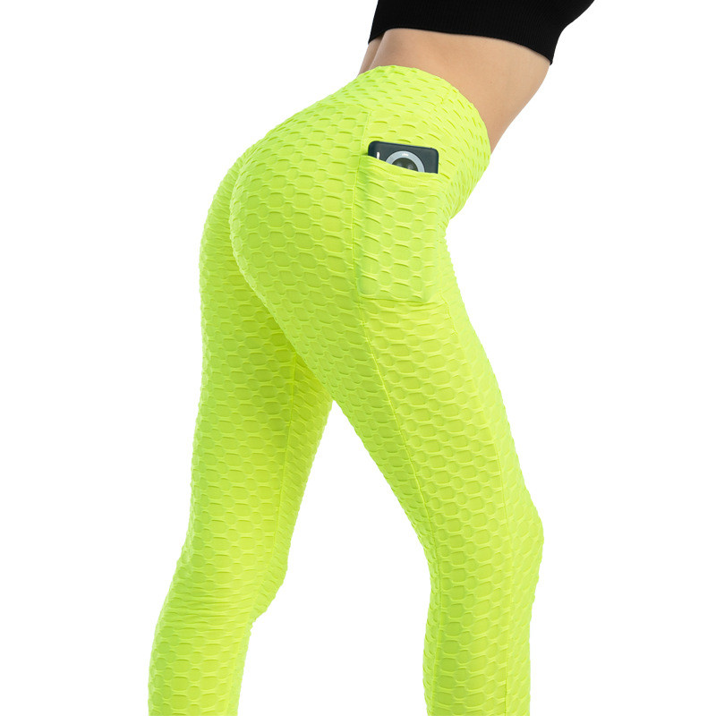 Best Bubble Texture Yoga Pants with 