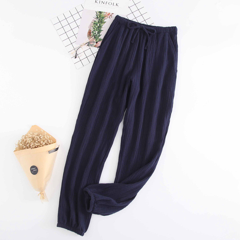 Womens Cotton Pajamas Double Gauze 