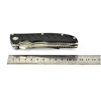 Enlan EL01 BEE EL01A Liner Lock Pocket Knife Stainless Steel Blade Black G10 Handle