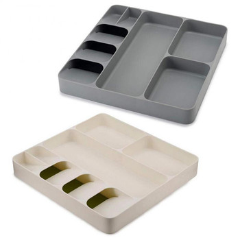 Drawer Organizer Tray Spoon Cutlery Separation Storage Box Cutlery Organizer Kitchen Accessories Organizer - Box Only