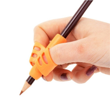 Two-Finger Pencil Grip Holder Children Kids Learning Writing Tool Writing Pen Writing Correction Device School Statione 3pcs per set
