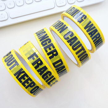24mm*25m Warning Tape Danger Caution Fragile Barrier Remind DIY Sticker Work Safety Adhesive Tapes For Mall Store School