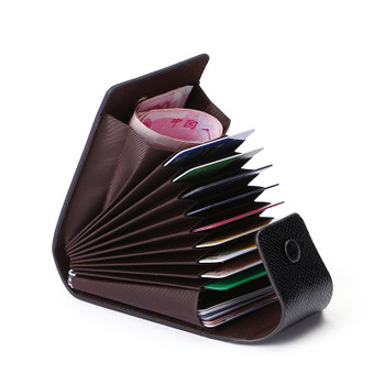 PU Leather Card Package Card Set Korean Version Multi-function Coin Purse With Hasp Credit Card Holder