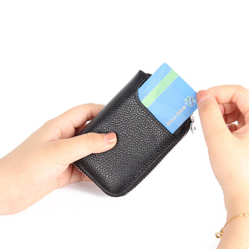 Credit card package Korean version card bag Card sleeve Top layer leather Key case