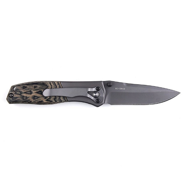 Enlan M09-3 Folding Knife 8Cr13mov Blade Steel Wood Handle Camping Hunting Survival Knives Pocket Outdoor Knife EDC Tool