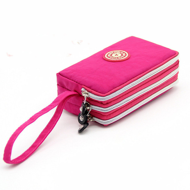 Women's Wallet Nylon Cloth Large Capacity Clutch Handbag Hand Holding Purse Coin Mobile Phone Purse Bag