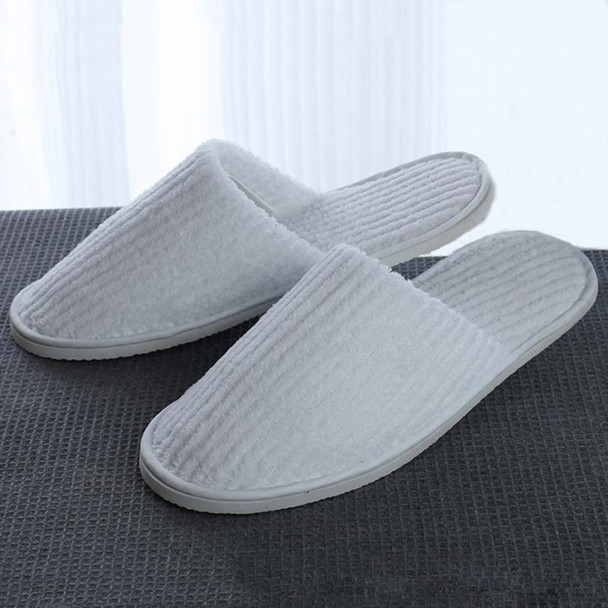 Disposable Slippers Coral Fleece Anti-slip Home Guest Thicken Travel Hotel White Soft Comfortable Delicate Disposable Slippers