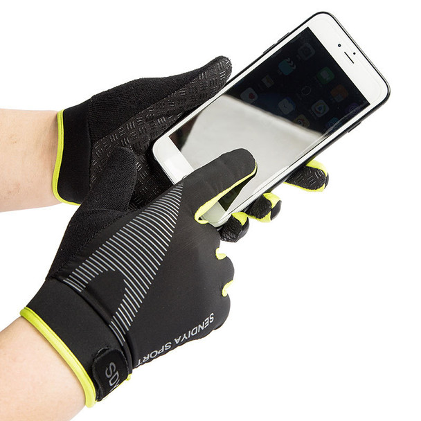 full finger workout gloves in mobile touch