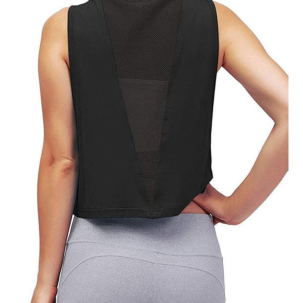 Mesh Sports Vest Fitness T-shirt Women Yoga Clothes