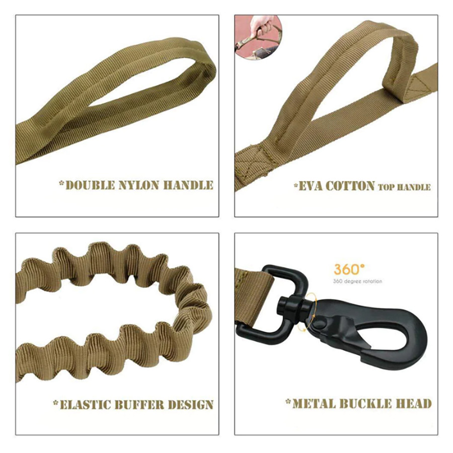 K9-KO - Tactical Dog Lead 1.5m Tough Padded Nylon Heavy Duty - Foto 10