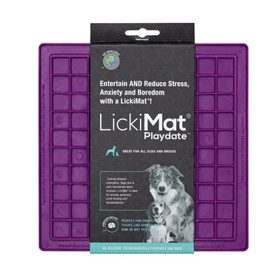 Lickimat Playdate Original Slow Feeder - Purple Lickimat Playdate Original Slow Feeder - Purple