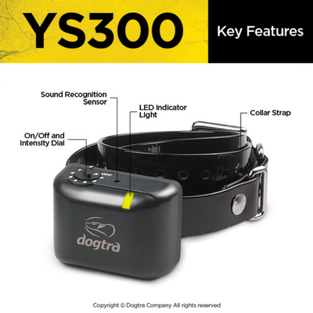 Dogtra YS300 Bark Control Collar - most dogs