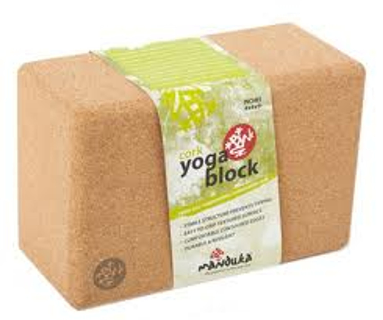 Manduka Cork Lean Yoga Block – Resilient Sustainable Material