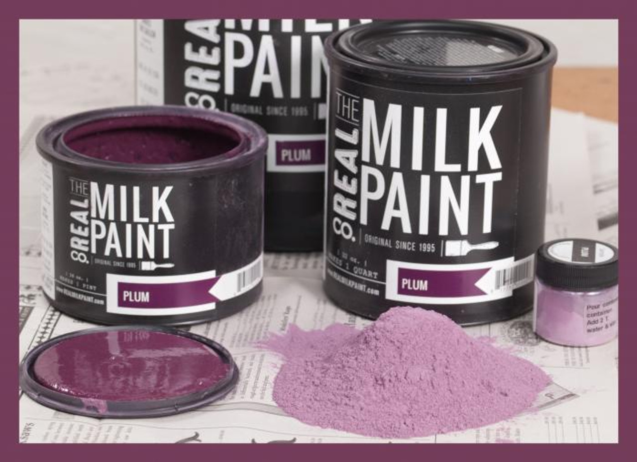 Real Milk Paint, Wood Paint for Furniture, Matte Paint for Cabinets, Walls,  Brick, and Stone, Water Based Organic, No VOC, Dragonfly, 1 Pint