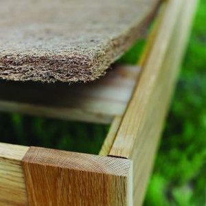 Honest Sleep Coconut Coir Mattress Pad Bed Rug is a one inch mat made of coconut fiber (coir) infused with natural latex. Honest Sleep Coconut Coir Mattress Pad Bed Rug is a one inch mat made of coconut fiber (coir) infused with natural latex.