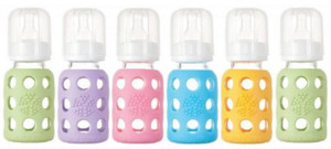 LifeFactory Glass Baby Bottles 4oz LifeFactory Glass Baby Bottles 4oz