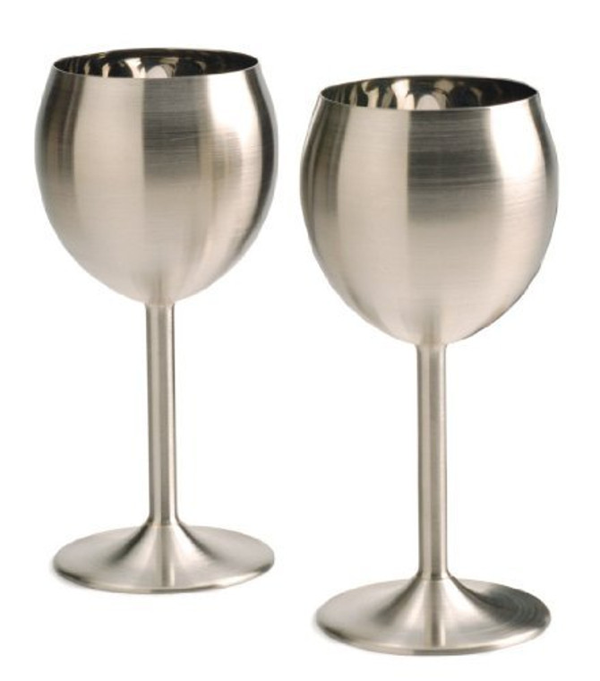 Stainless Steel Wine Glasses