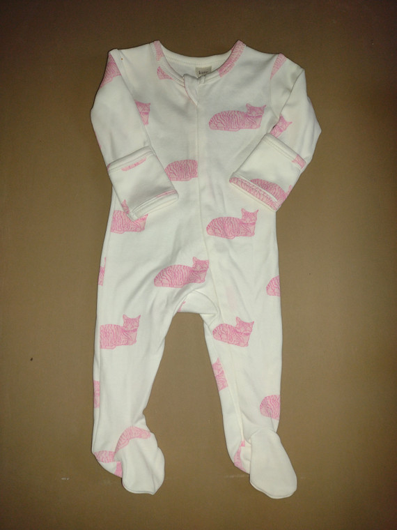 Pink Kitty Footie
