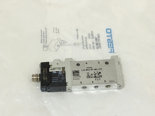 Festo VUVG-L10M52-RT-M5-1R8L Magnet Solenoid Valve 572634 - NEW