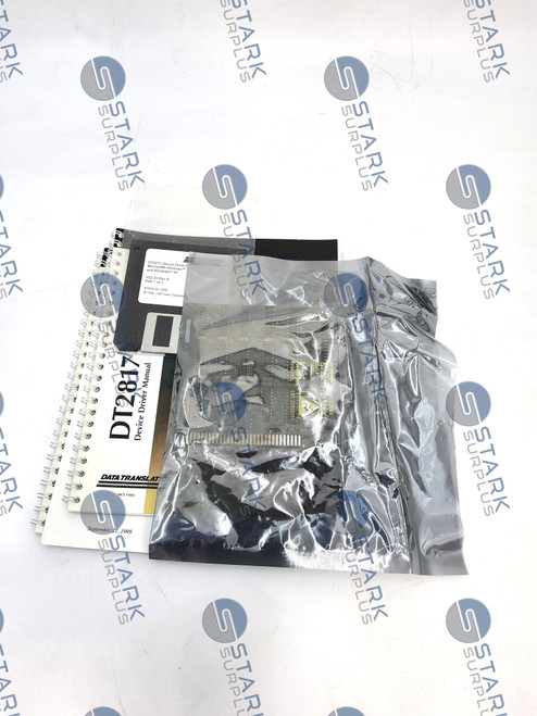 Data Translation board with Driver DT2817 - New