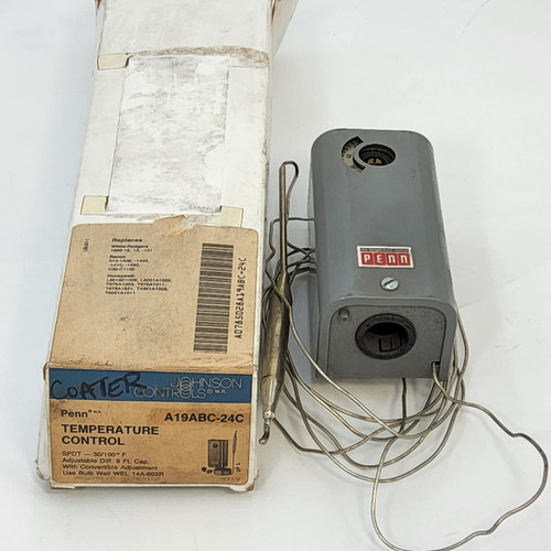 Johnson Controls/Penn A19ABC-24C Temperature Controller - New