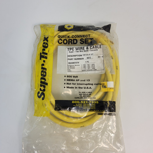 Cooper Crouse-Hinds 5000118-191SEZ Cable - New Cooper Crouse-Hinds 5000118-191SEZ Cable - New