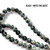 Black + White Fire Agate