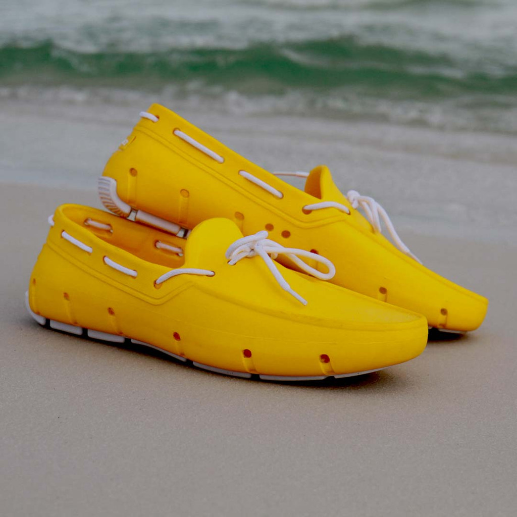 yellow deck shoes