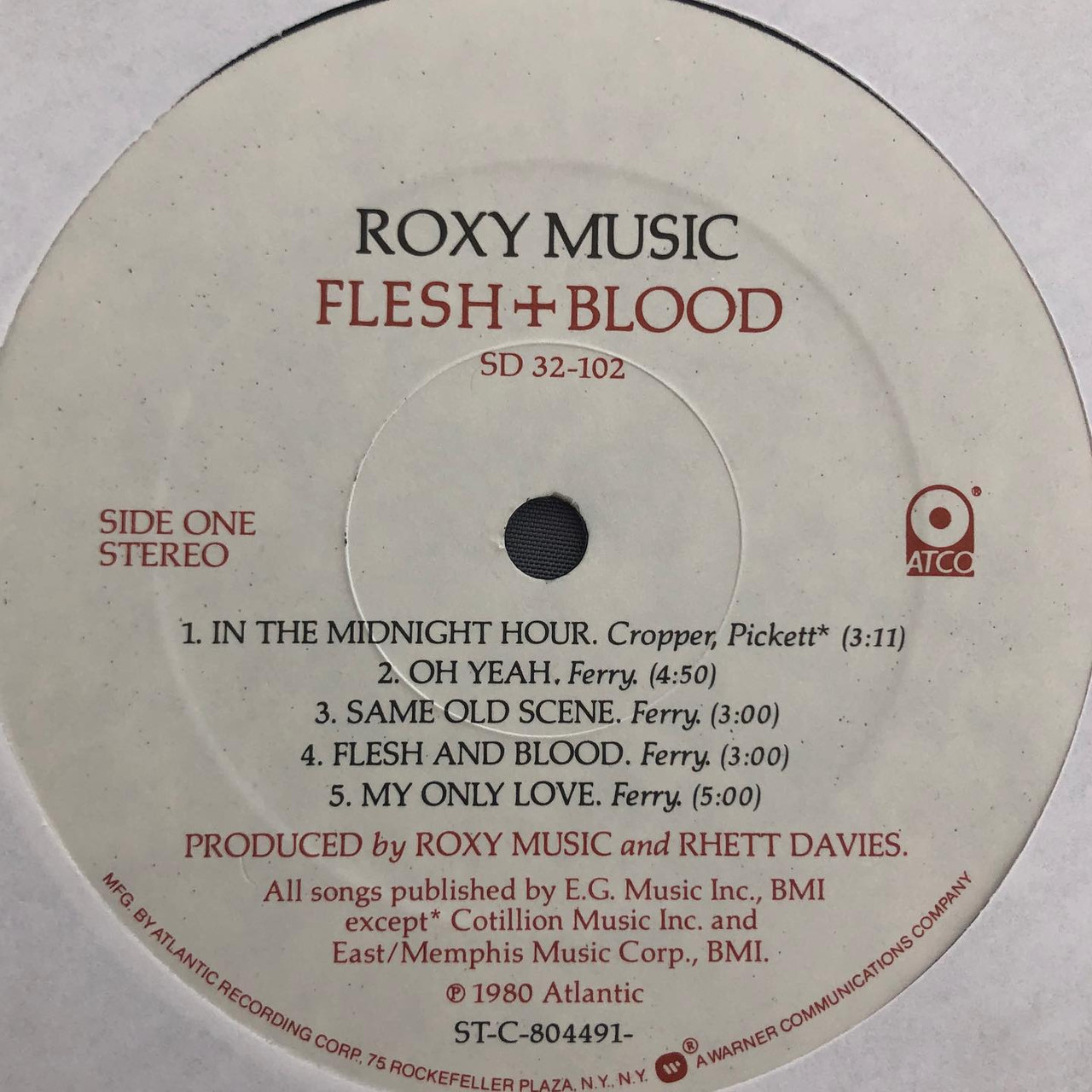 Roxy Music “Flesh + Blood”