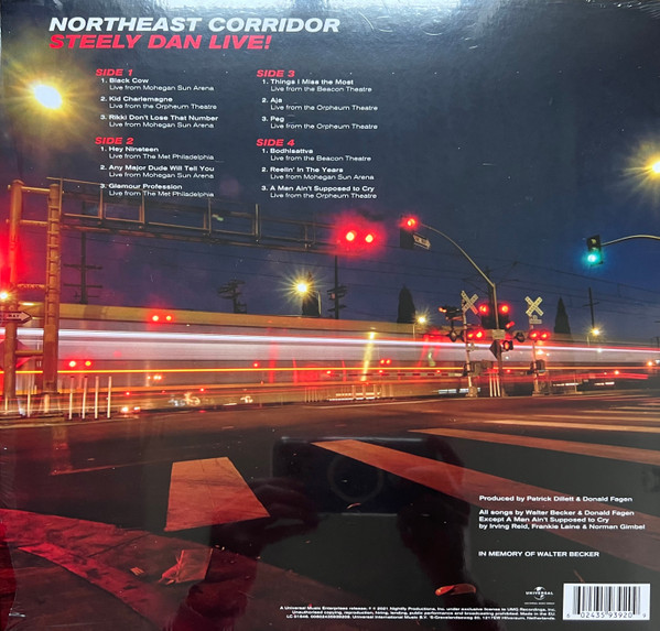 Steely Dan "Northeast Corridor Steely Dan Live!" 180 Gram