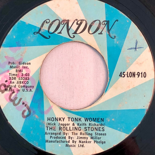 The Rolling Stones "Honky Tonk Women/You Can't Always Get What You Want"