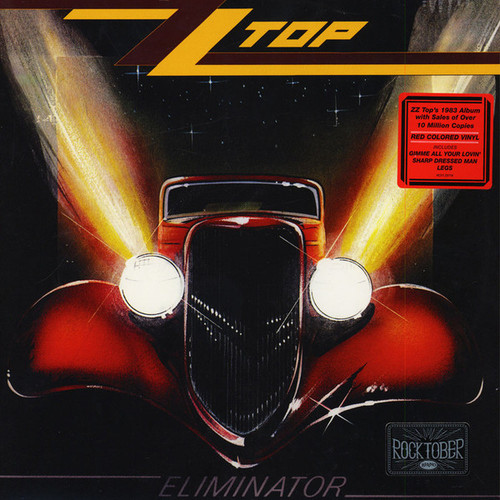 ZZ Top "Eliminator" (OPAQUE RED VINYL) (ROCKTOBER)